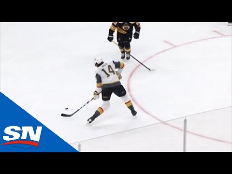 Nic Hague Unloads One-Time Bomb To Score First NHL Goal
