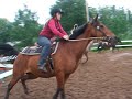 Sackrace On Horseback