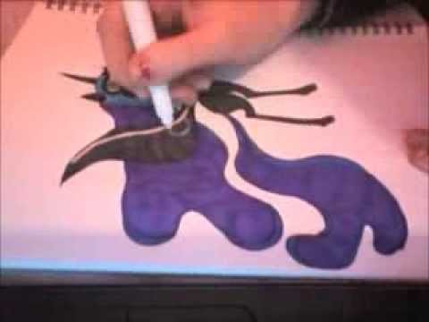 how to draw nightmare moon