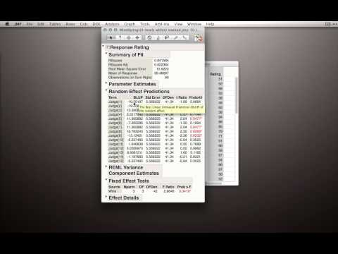 how to fit model in jmp