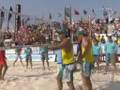 Brazil Upsets China on Beach