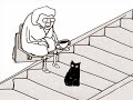 Never Cross A Black Cat  - Stair Lift