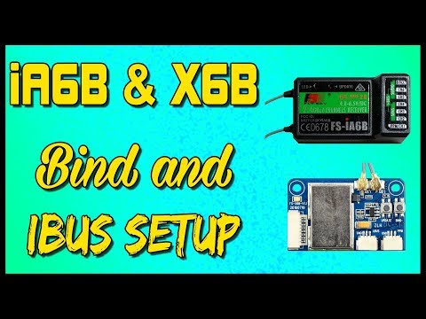 X6B Bind and Betaflight I-Bus Setup