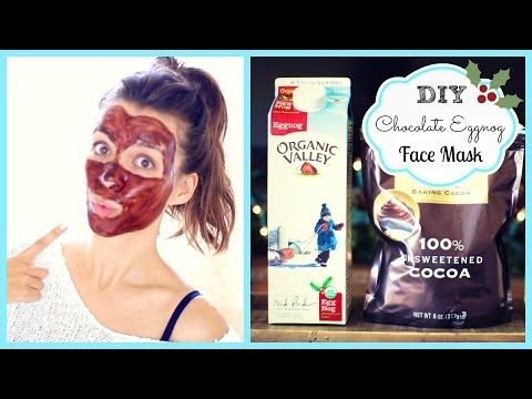 DIY Chocolate Eggnog Face Mask ❄ #DIYDecember Day 5