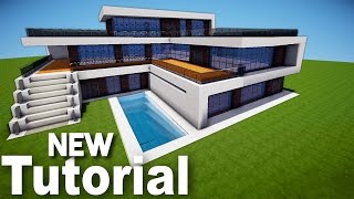 Minecraft: How to Build a Realistic Modern House / Best Mansion 2016 Tutorial