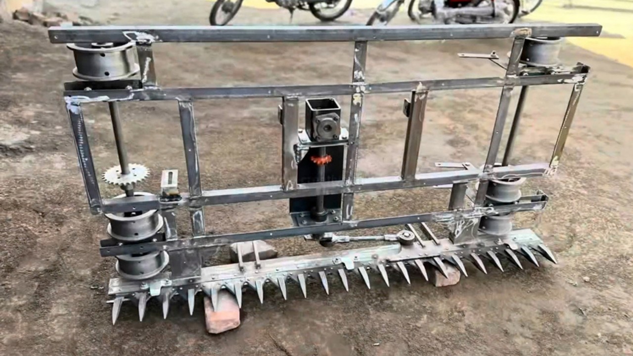 Men Build Mini Combine Harvester Machine from Scratch | Start to Finish by @wowcreativethings