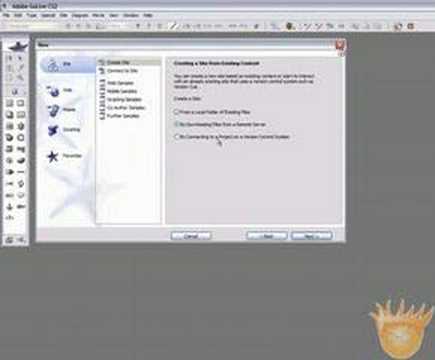 GoLive CS2: Crear un nuevo sitio web