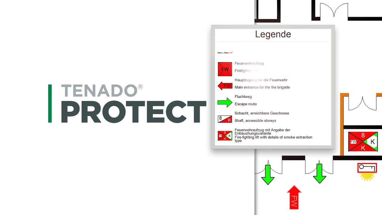 TENADO PROTECT |  Brandschutzplan nach TRVB O 212