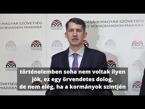 Dr. Pásztor Bálint VMSZ elnök sajtótájékoztatója-cover