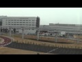 東京モノレール旧線の車窓。建設中の新国際線ターミナル。2010/2/26