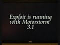 Running OtherOS.SELF on Motostorm 3.1