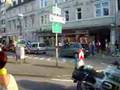 Autokorso in Karlsruhe
