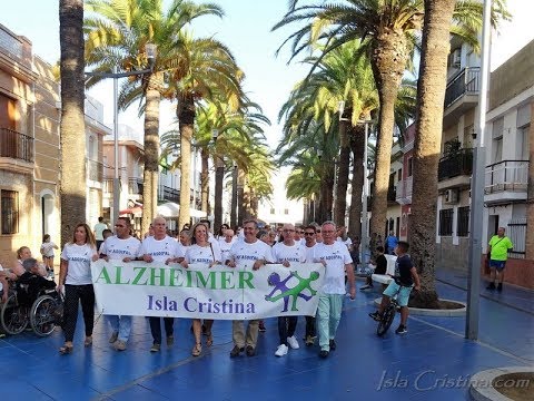 VI Marcha contra el Alzheimer (ASOIFAL) celebrada en Isla Cristina