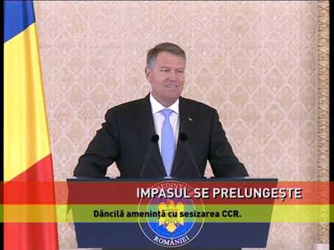 Dăncilă îl amenință pe Iohannis cu sesizarea C.C.R.