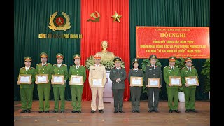 Công an TP Uông Bí tổng kết công tác năm 2022, triển khai công tác và phát động phong trào thi đua “Vì ANTQ” năm 2023