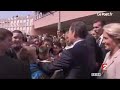 Nicolas Sarkozy - Après le lancer de chaussures le jet de bouteille