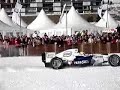BMW F1 in St.Moritz, Nick Heidlfeld drives on a frozenlake