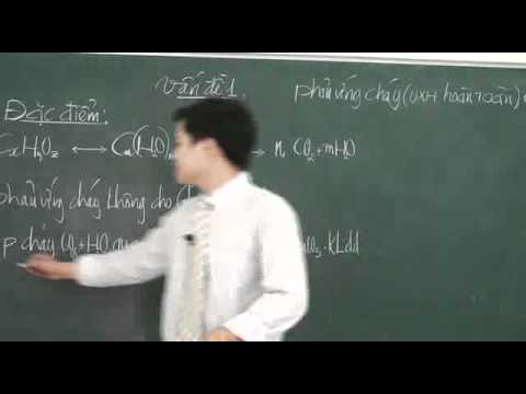 Phản ứng cháy của Gluxit và Gluxit - Thầy Phùng Bá Dương