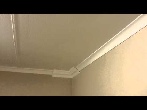 how to fit polystyrene coving