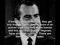 The Nixon Tapes: Jew Spies vs. Negro Spies
