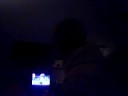 lamert enthousiast aan de wii sports te boxen:p:p