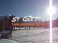 marie,gauthier,alexis et arnaud font du ski