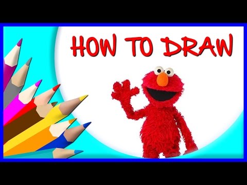 how to draw elmo