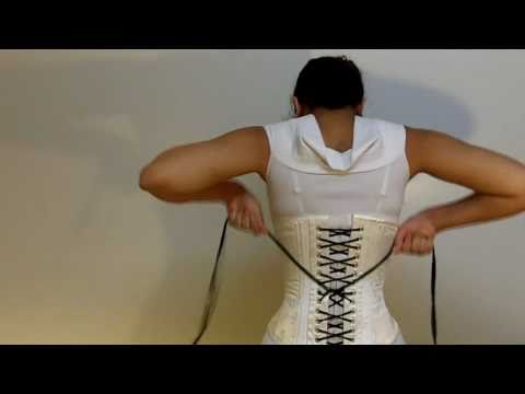 how to self tie a corset
