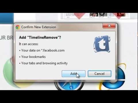 how to remove facebook timeline