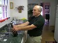 Dad opens the Dom Perignon