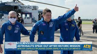 Astronauts Speak Out After Historic Mission (America This Morning)