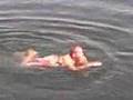 Jody Swims in the Nile, Zoida, Qena/Luxor, Egypt