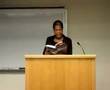 Alice speaks about her debut murder-mystery novel, OUTSIDE CHILD, as part of an author panel at Dillard University in New Orleans on February 27, 2008. Video courtesy of Dr. Evette Castillo Clark.