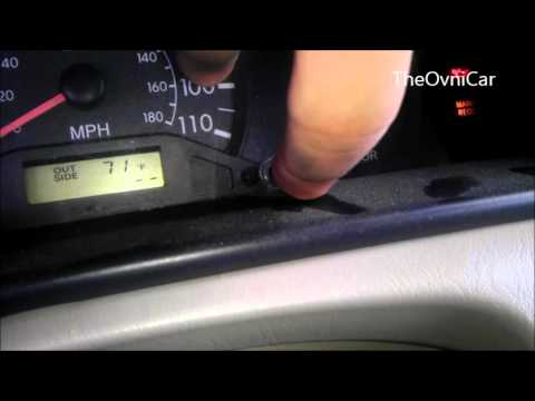 how to reset t-belt light on toyota hilux