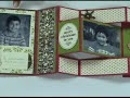 Tri-Shutter Mini Scrapbook Album