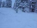 Brady hitting the lip in tons of powder