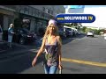 Tara Reid On Sunset Plaza Friday Afternoon