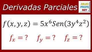 vídeo de ejemplo de una derivada parcial