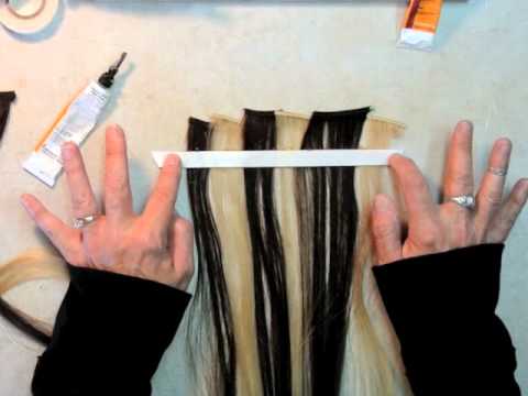 how to apply pu skin weft