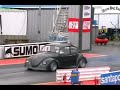 VW Bug smoking Audi RS4