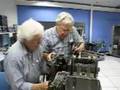 IBM 513 Reproducing Punch: Removing the gear box cover