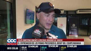 FELIPE COMTEPOMI COMENZÓ A OBSERVAR JUGADORES DE TARUCAS