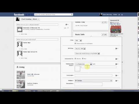 how to change relationship status on facebook