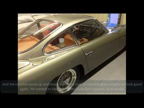 1967 Lamborghini 400GT – Severely Scratched side glass Restoration