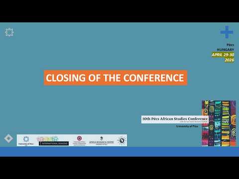 Closing of the conference