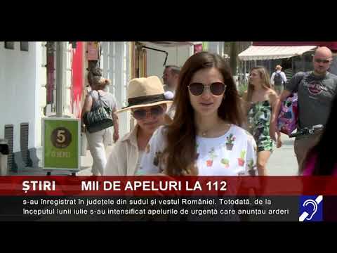Mii de apeluri la 112