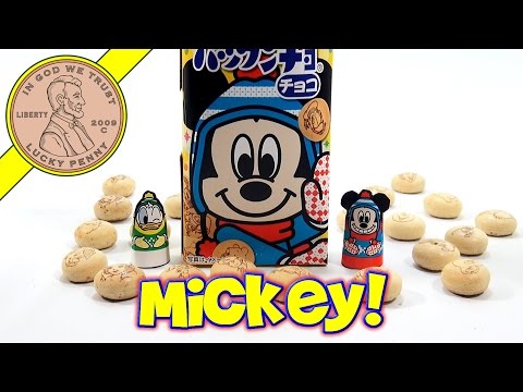 Walt Disney Mickey Mouse Wheat Crackers - Morinaga Japanese Snack