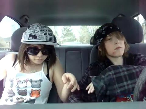In the car