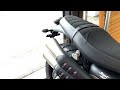 トライアンフ SCRAMBLER ストリートスクランブラー スクリーン USB サドルバック付き