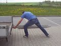 Bedienung eines gebremsten Pkw Anhängers u. speziell die Beladung eines Autotransportanhängers. Mietanhänger für 45,-€/Tag, 70,-€/Wochenende, 150,-€/Woche, 13-poliger Stecker , Zurrgurte vorhanden. www.pkw-anhaenger-hauck.de